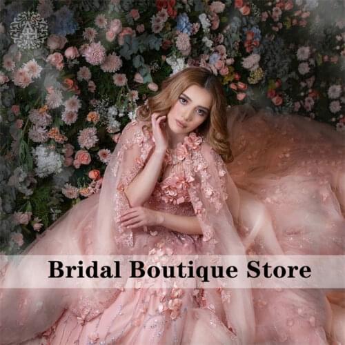 Luxury Purple Mexican Quinceanera Dress 2021 Scoop Crystal Lace Applique Long Sleeves Ball Gown Prom Party Sweet 16 Dress Violet