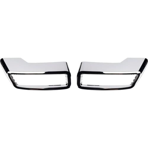 TAIHONGYU Chrome ABS Exhaust Cover Tip Decor Styling Trim Fit For Peugeot 3008 5008 II Citroen C5 A15