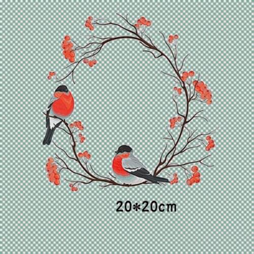 Iron on Flower Bird Patches for Clothes DIY T-shirt Heat Transfer Vinyl Ironing Stickers Print on Clothes Applique Thermal Press