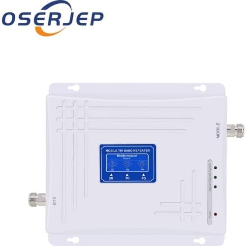 Tribanda 2g 3g 4g Weekly Amplifier GSM WCDMA UMTS LTE Cellular Repeater 900/1800 / 2100mhz Amplifier