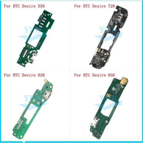 USB Charging port Dock Connector Charging Flex Cable Board For HTC Desire 830 530 728 826 826W 826T 826D Repair Part