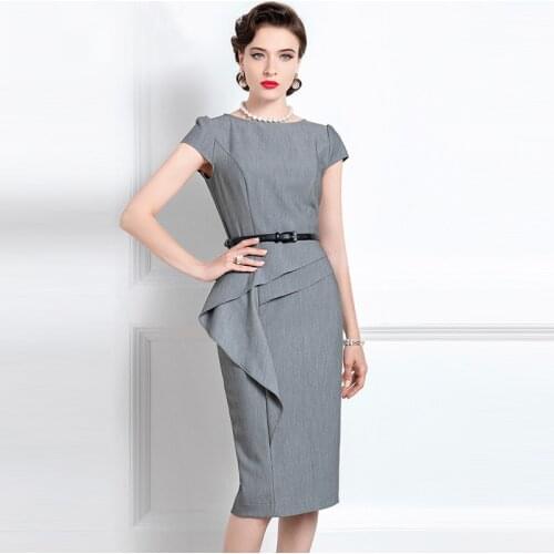 High End French Dress Summer 2021 New Professional Lady Slim Ruffle Skirt