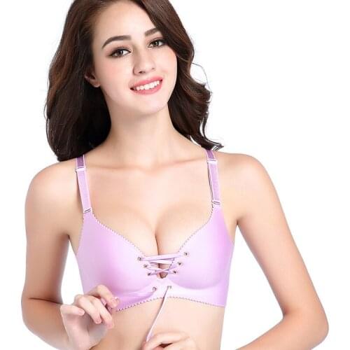 Yasemeen One Piece Super Push Up Bra Underwire Adjustable Bra Sexy Bra for Women Seamless Lingerie Bra 40D cup