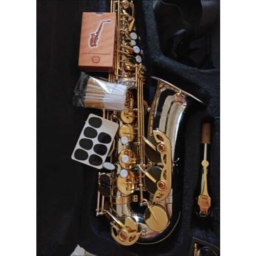 JUPITER JAS-1100SG Eb Tune Alto Saxophone New Brand E Flat Musical Instrument Brass Nickel Silver Sax With Case And Accessories