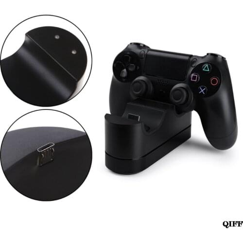 Drop Ship&Wholesale Controller Charging Station for Playstation Dualshock 4 Dual USB Charger Ports APR28