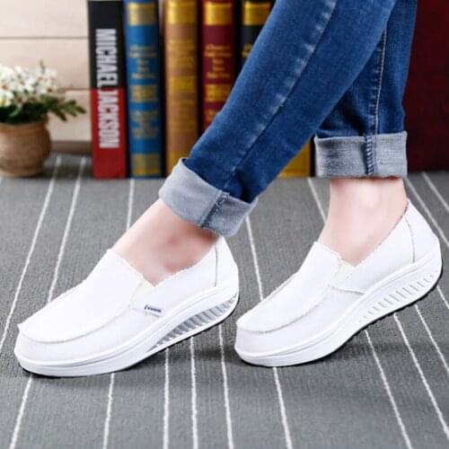 Womens Flat Shoes 2019 Women Casual Shoes Loafers Flats Espadrilles Candy Color Women Comfortable Walking Shoes Platform Shoes