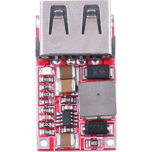 1PCS DC 12V/24V To 5V 3A 6-24V Mini USB Output Charger Step Down Power Module DC-DC Adjustable Buck Converter