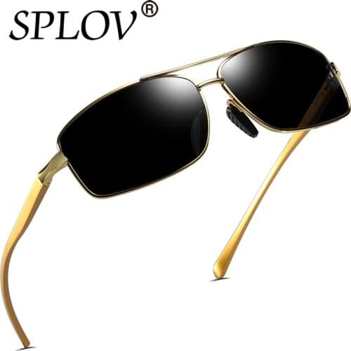 2017 luxury Brand Designer Polarized Driving Men Shades Pilot Sunglasses Male Vintage Retro Glasses Driving TAC Len UV400 Sol