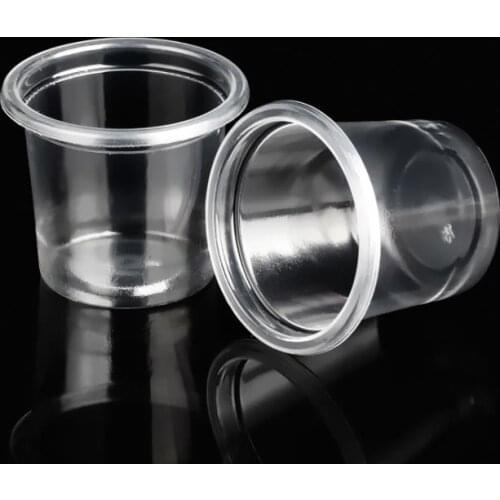 5000pcs 20ml Transparent Disposable Sauce Cup Mini Small Ice Cream Jelly Milk Coffee Supermarket Tasting Cups SN3733
