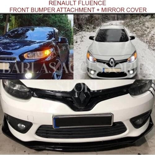 For Renault Fluence Accessories Renault Fluence Front Bumper Attachment For Renault Fluence Mirror Cover Piano Black
