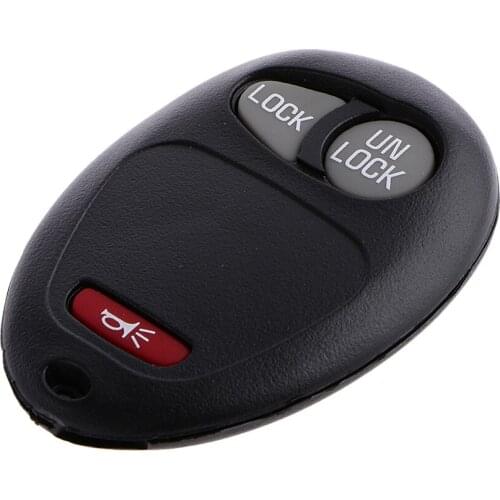 3 Buttons Remote Key Shell Case Fob and Button Pad for Chevrolet Isuzu Buick