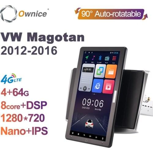 DSP 10.1" 1280*720 IPS GPS Auto Rotation auto rotatable Android Car radio player For VW Volkswagen Passat B7 B6/Magotan GPS Navi