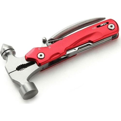 Hot 4 in 1 Stainless Steel Auto Emergency Kit Tool with Safety Hammer Axe Screwdriver Sawtooth FBE2