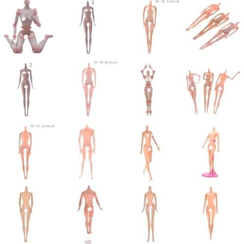 Hot DIY Fairytales Rotatable Joints Doll Nude Doll Naked Body Without Head For Dolls Joint Moving Naked Body Best Gifts for Girl
