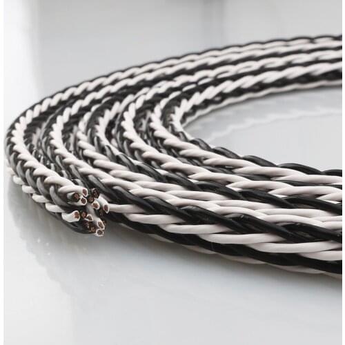 1 Meter High Quality 8TC OCC Copper Wire Cable for HIFI Audio Speaker Amplifier Turntable CD Player