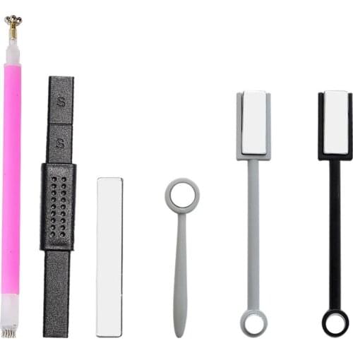 Magnet Stick 6PCS Tool 3D Magnetic Cat Eye Gel Magic Nail Art Manicure One Line Gel Nail Polish Art Strong Magnet Slice Pen #T