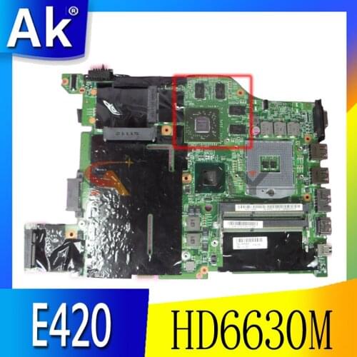 Akemy 04W0462 laptop motherboard for Lenovo thinkpad edge E420 HM65 HD6630M DDR3 Mainboard Full test