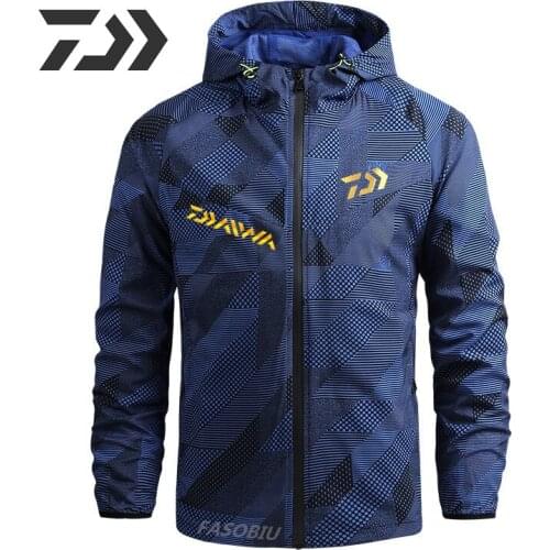 2021 Mens Spring Autumn Mountaineering Fishing Jacket Thin Casual Quick Drying Windbreaker Outdoor Sports Fishing Clothing