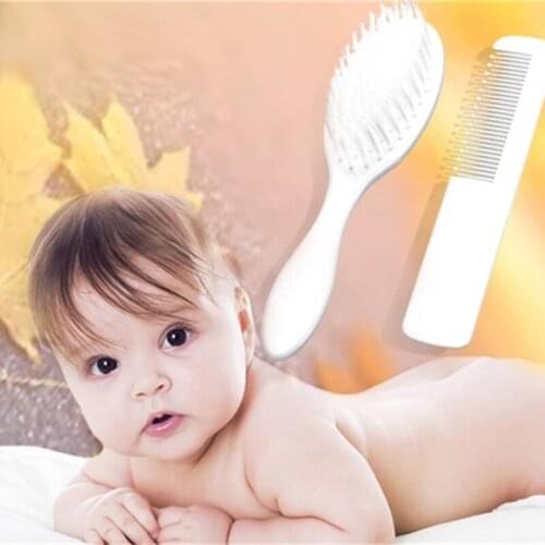 2Pcs/set Soft Infant Comb And Hairbrush Set For Baby Safety Tangle Children Brushes of Hair Care Products Hairbrush Supplies