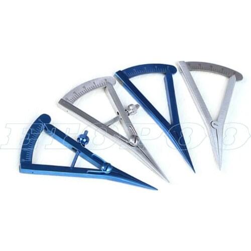 Screw adjustment styles Caliper 20mm Straight Ophthalmic Eye Instrument Tool Stainless Steel/ Titanium Alloy Eyelid Caliper