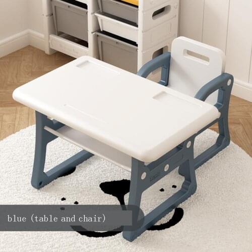 Tavolino Desk Scrivania Bambini Child Chair and De Estudo Plastic Kindergarten Enfant Mesa Infantil Kinder Study for Kids Table