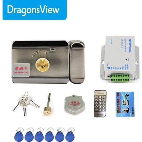 Dragonsview Smart Electronic lock With Smart Card Door Access Control System For Video Door Phone Intercom