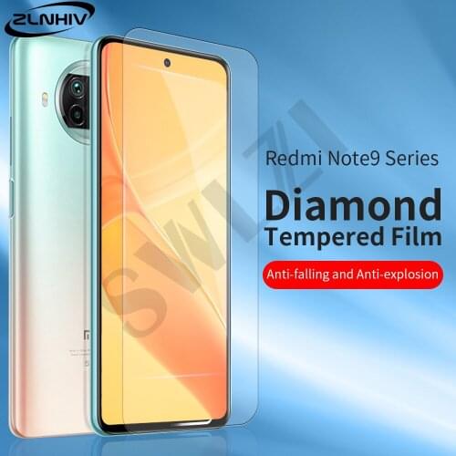 ZLNHIV 9H tempered glass smartphone for Redmi 9 9i 9T 9A 9C protective film note 9T 9s pro MAX phone screen protector