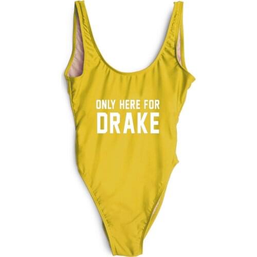 ONLY HERE FOR DRAKE swimwear sexy bathing suits one pieces suit bodysuit Jumpsuits Rompers beachwear summer monokini for Women