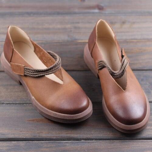 Womens Shoes Pointed toe Women Oxford Shoes 100% Genuine Leather Woman Flats Slip on Summer Flat Female Shoes