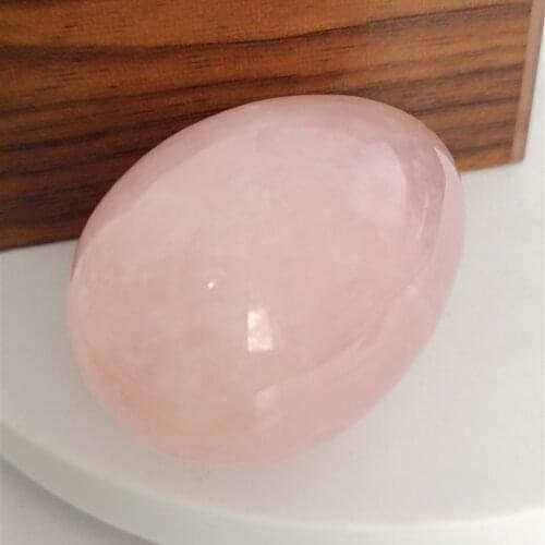 4.5-5cm Natural pink crystal egg shape of the ball quartz crystal healing
