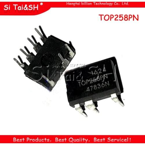 5PCS TOP258PN TOP258 TOP258P DIP7 7-pin power management chip IC
