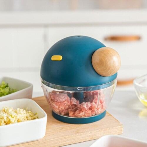 500ml Manual Meat Grinder Fruit Vegetable Shredder Slicer Garlic Chopper Mincer Mixer Blender Tool Kitchen Accessories