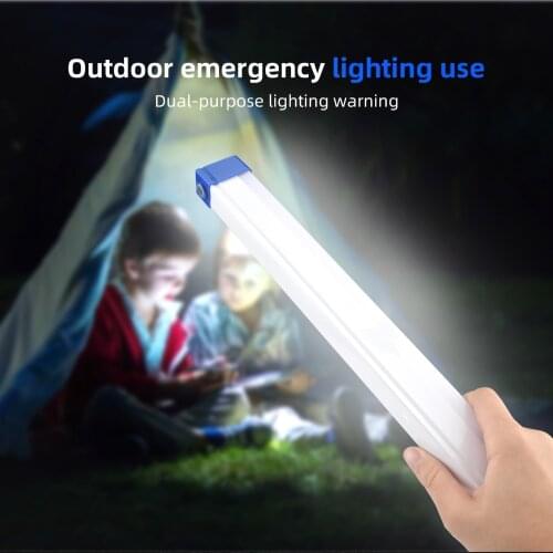 Emergency Camping Lamp Magnet Portable Light Wand USB Rechargeable Led Light Bar Night Market Light Handheld Led Tube with Hook