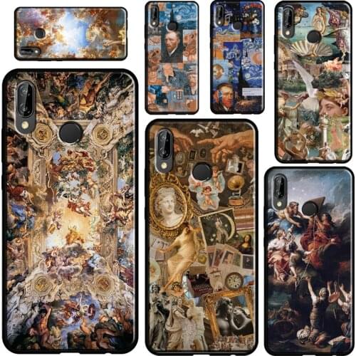 Renaissance Famous painting Collage For Huawei Nova 5T Mate 20 Lite P Smart 2019 2021 Case For Huawei P30 P40 Lite P10 P20 Pro