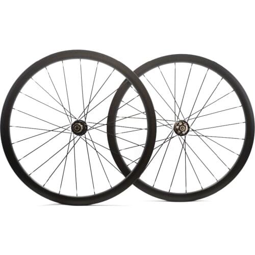Road disc barke wheelset 38mm depth Clincher/tubular Symmetric carbon rims 25mm width disc cyclocross bike carbon wheels