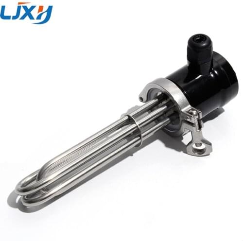 LJXH 2"Tri-clamp(OD63) SUS304 Electric Heating Element Immersion Water Heater with Bakelite Cover 220V/380V 3/4.5/6/9/12KW