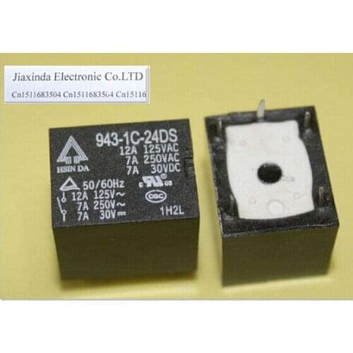 HOT NEW relay 943-1C-24DS 943-1C-24DS-24VDC 24DS 24VDC DC24V 24V DIP5 5pcs/lot