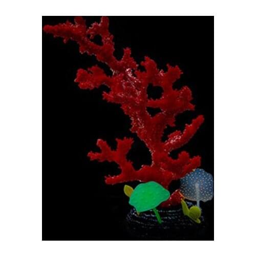 33*16*17cm Aquarium Artificial Silicone Coral Plant Fish Tank Aquarium Accessories Landscape Decoration