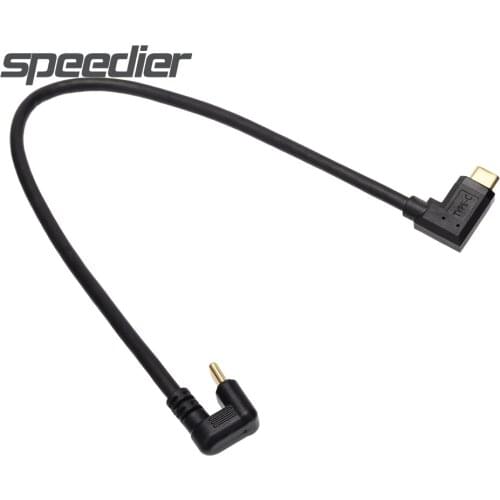 Camera U Shape USB C To Right Angled 90 Degrees USB C Type C To Type C Male To Male Fast Charging Cable, 4k Video USB C Cable