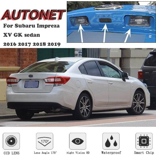 AUTONET Backup Rear View camera For Subaru Impreza XV GK sedan 2016 2017 2018 2019 Night Vision Parking/license plate camera