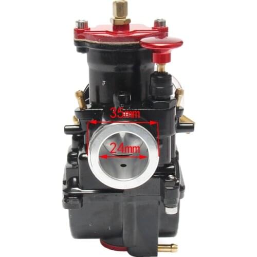 Motorcycle PWK24 Carburetor With Power Jet For Racing Moto Dirt Bike Motocross 50cc to 100cc engine