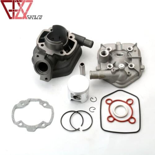 70cc Big Bore Cylinder Kit & Head For Peugeot Speedfight 2 Vertical 50cc LC 47mm/12mm 2 Stroke Engine