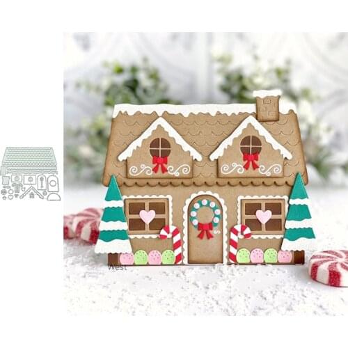 House Metal Cutting Dies for Scrapbooking Handmade Tools Mold Cut Stencil New 2021 DIY Card Make Mould Model Craft Decoration