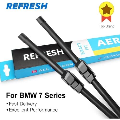 REFRESH Wiper Blades for BMW 7 Series E65 E66 E67 E68 F01 F02 F03 F04 G11 G12 730i 735i 740i 745i 750i 760i 730d 740d 745d 730Li