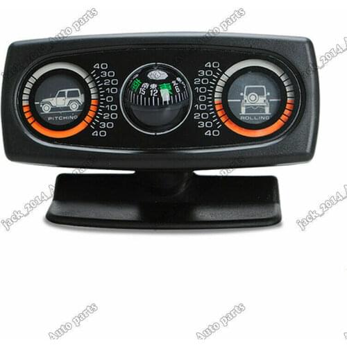 Adjustable Angle Interior Safety Balancer Slope Indicator Gauge Meter For Jeep SUV