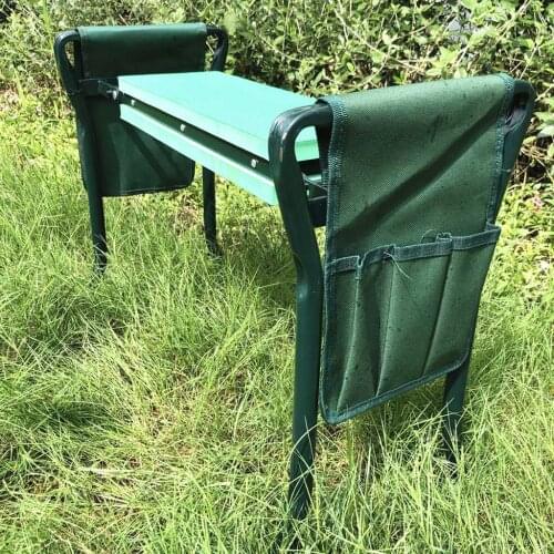 Garden Kneeler Tool Bag Folding Small Cloth Belt Bag Multi-pocket Large Capacity Garden Tool Storage Finishing Pack Practical