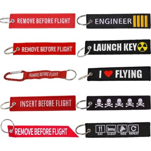 Remove Before Flight Key Chain for Motorcycles Scooters and Cars Key Fobs OEM Keychain Jewelry Aviation Gift Car Keychains 3 PCS