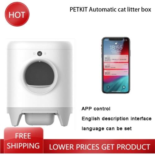 Intelligent Automatic Cat Litter Box Fully Enclosed Self Cleaning Tray Shoveling Machine Cat Litter Box Arenero Gato Pet Product