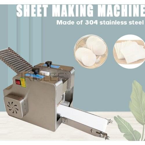 Dumpling Skin Maker Dough Wrapper Making Machine Automatic Wonton Press Gyoza