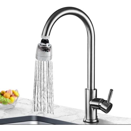 360 Rotatable Bent Water Saving Tap Aerator Diffuser Faucet Nozzle Filter Water Filter Swivel Head Kitchen Faucet Bubbler